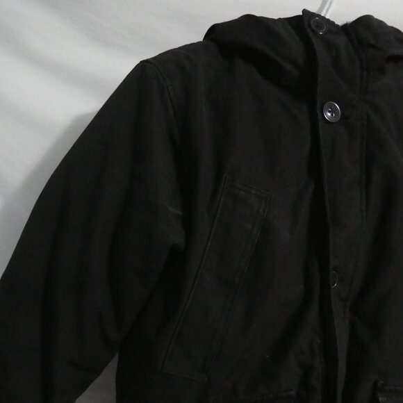 GAP Kids | medium - regular | Black Winter Jacket | Button & Zipper Closure - Picture 4 of 16